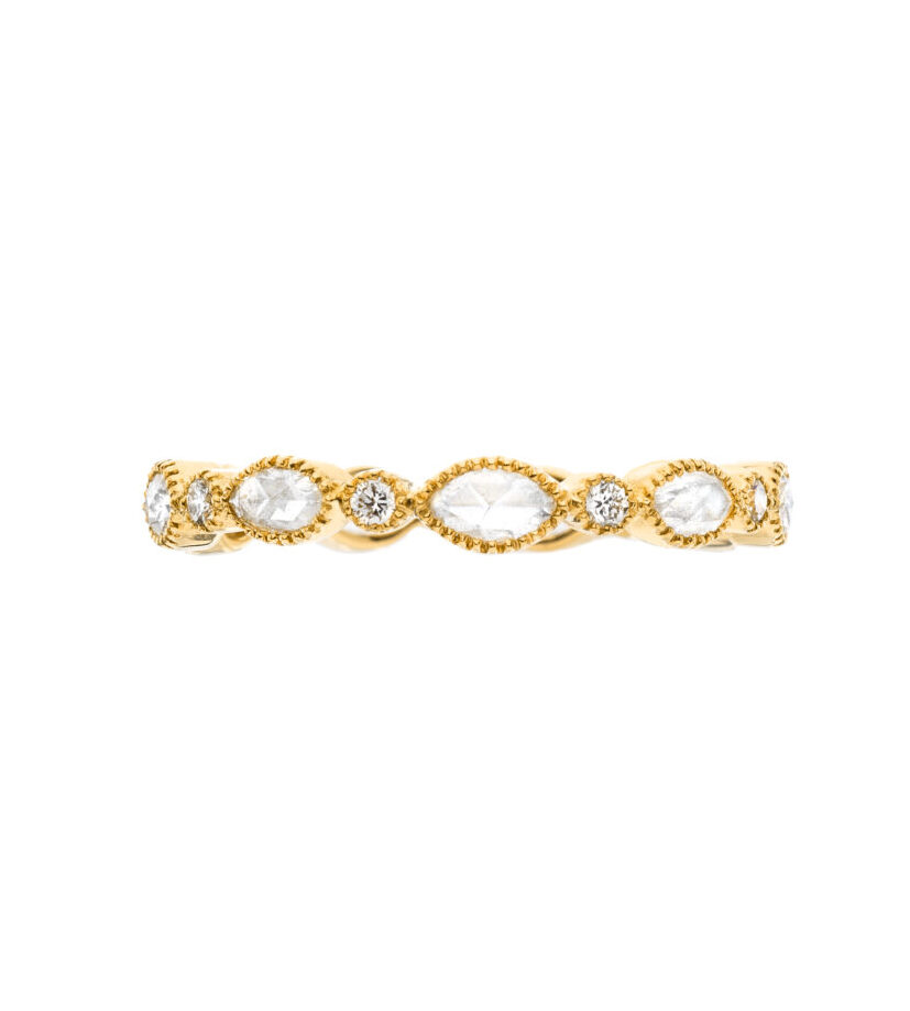 Diamond Wrapped Gold Ring