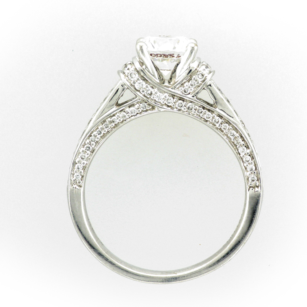 White Gold Pave Setting