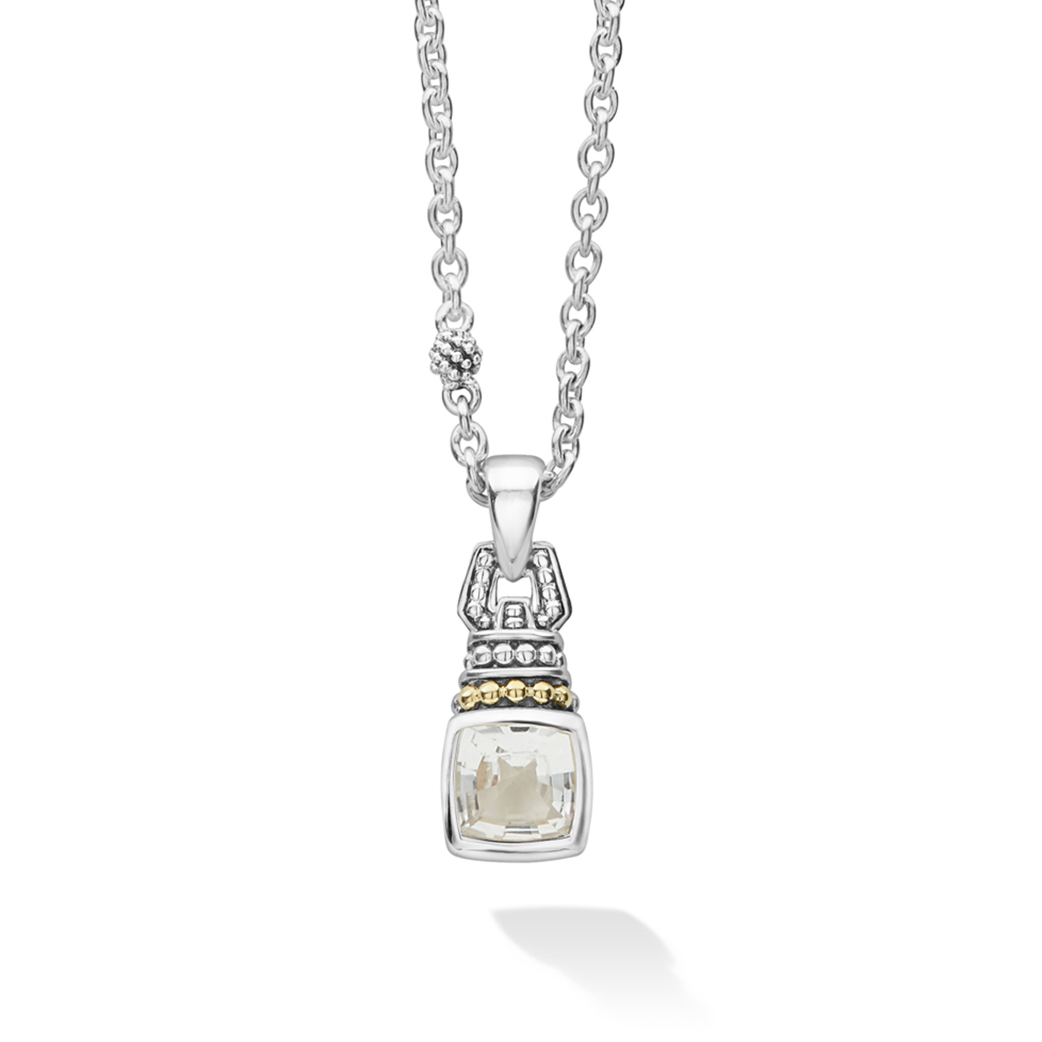 White Topaz Sterling Silver Necklace