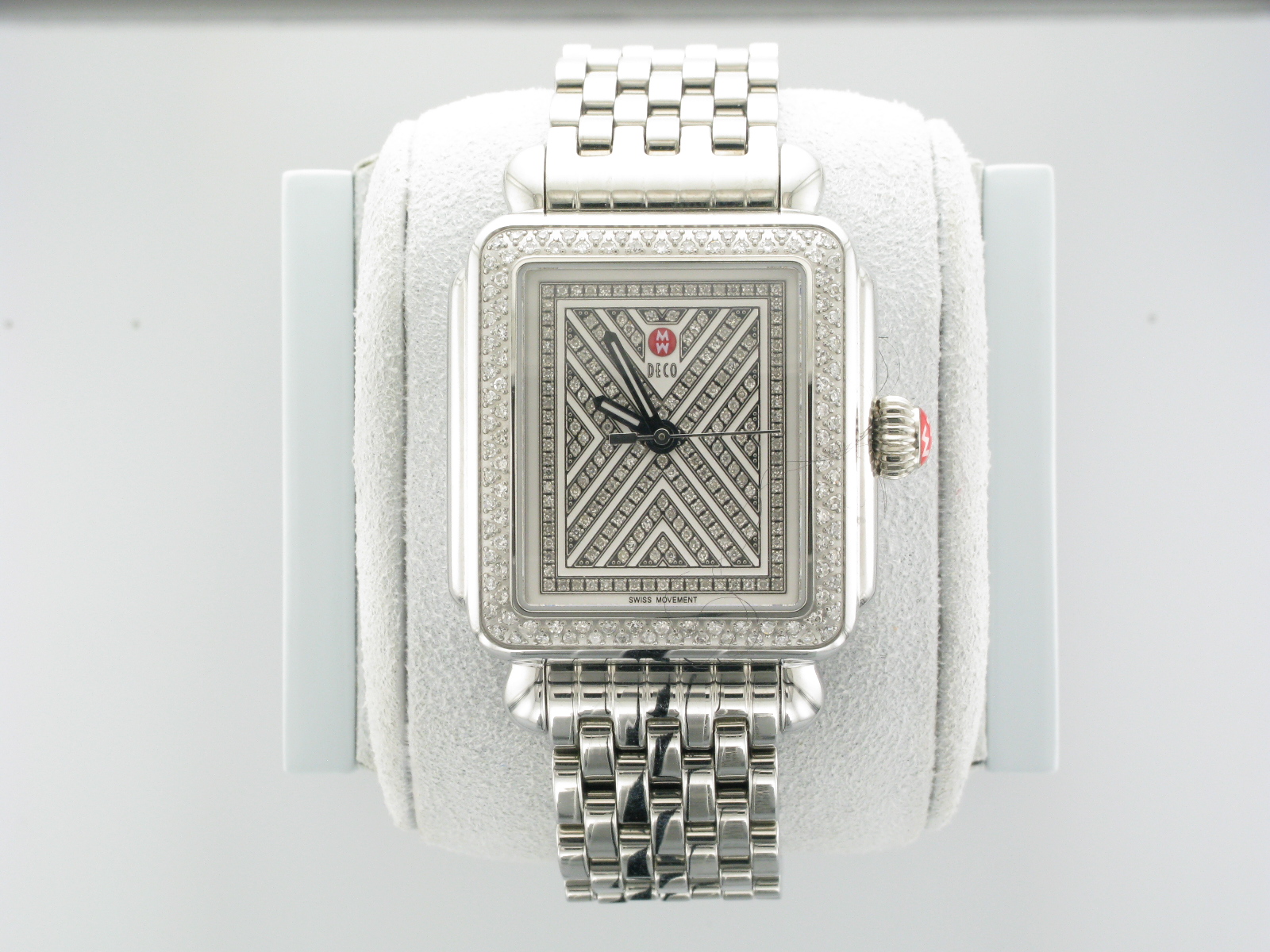 Diamond Deco Stainless Steel Watch