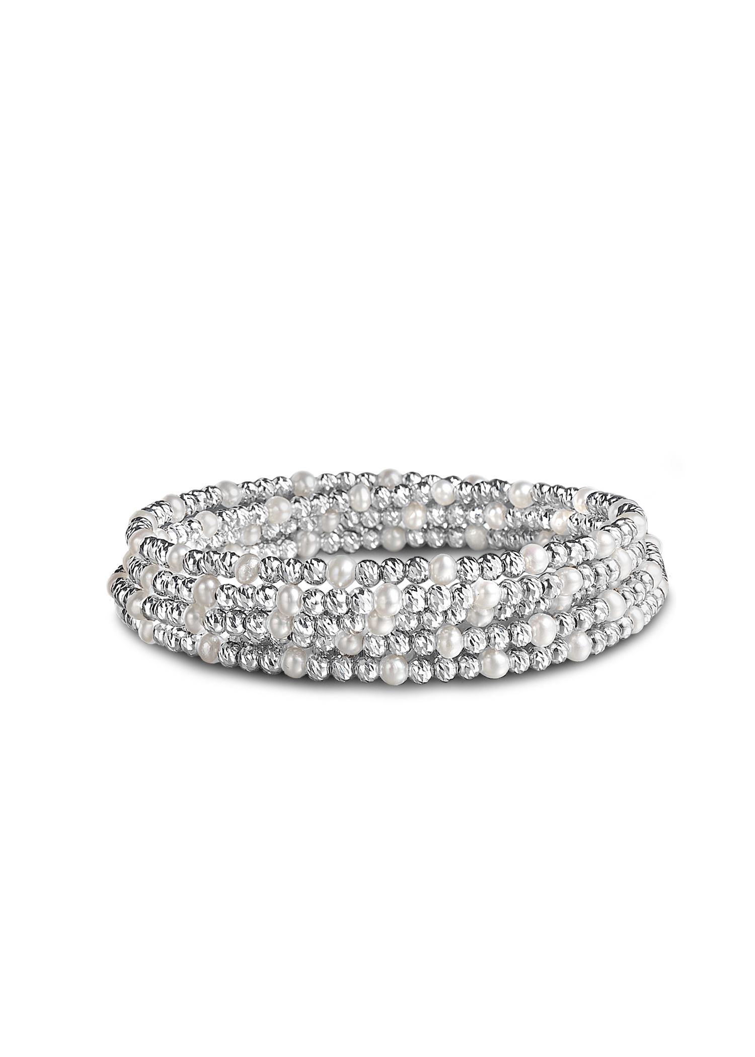Platinum and Pearl Debut Bracelet